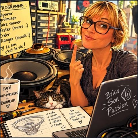 Élodie PEYRUCHAT -Atelier de réparation haut-parleurs et enceintes audio dans les Alpes Maririmes (06530)